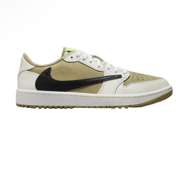 2023 Travis Scott x Air Jordan 1 Low Golf 'Neutral Olive' - Picture 2 of 4